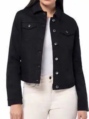 Parasuco Black Denim Jacket Size Large